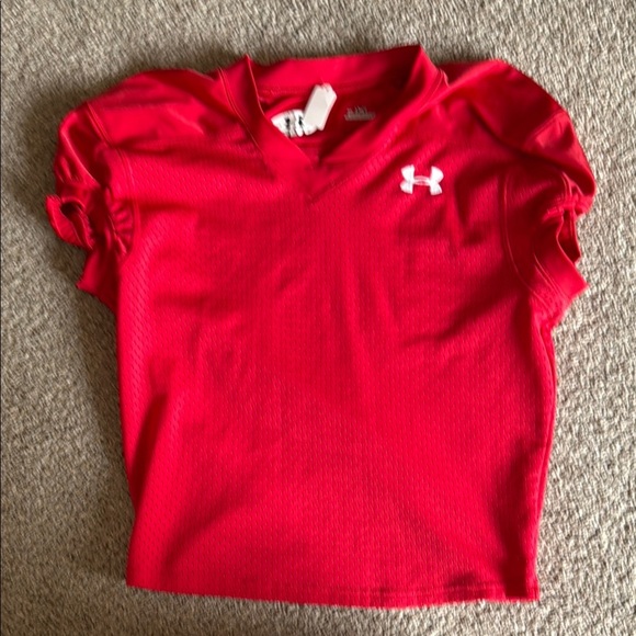 Under Armour Other - Under Armour Red Performance Football Jersey